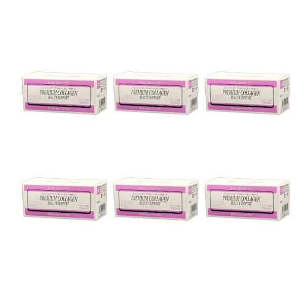 画像1: プレミアムコラーゲン＆ビューティーサポート　Wakasapri for Pro　15sticks　6個セット (1)